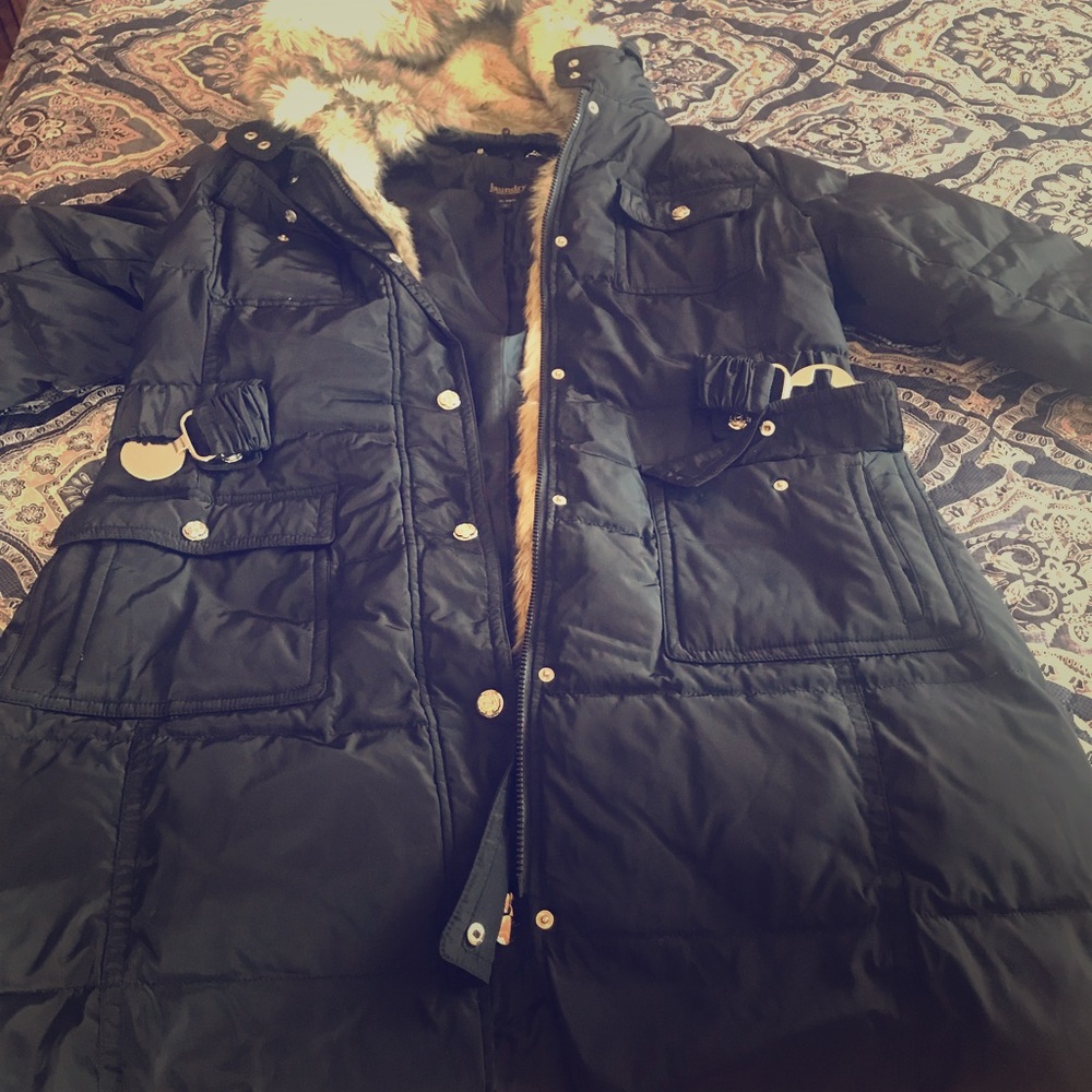 Black winter coat